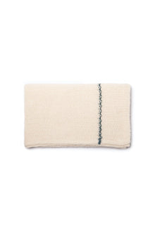  Tales by Solid // Schal Baby Alpaca Natural White/Forest Green