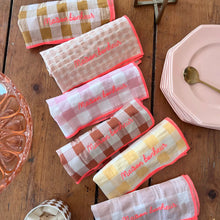  BARNABÉ AIME LE CAFÉ // 6er Set Stoffserviette Maison Bonheur