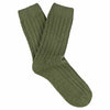 ESCUYER // Socken Cashmere Wolle Kaki