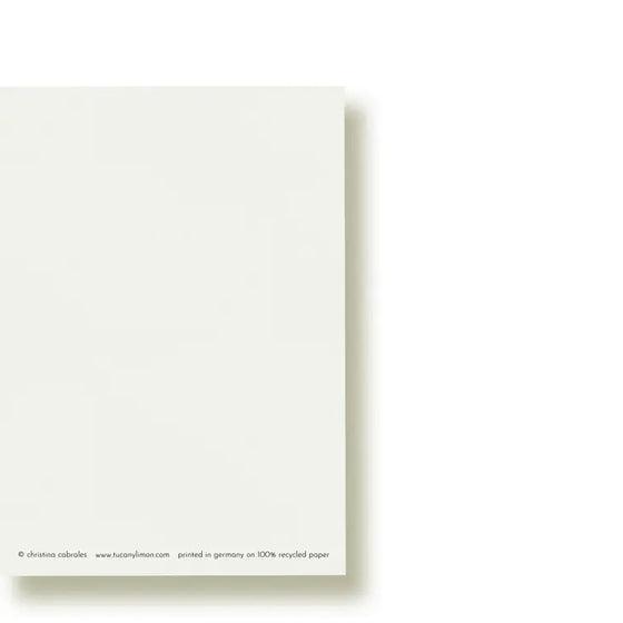 tucán y limón // Postkarte Tannenbaum