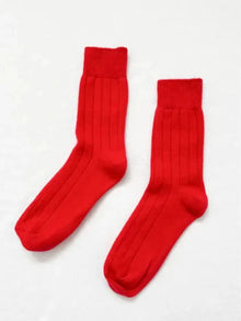  Le Bon Shoppe // Classic Cashmere Socks Red