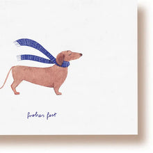  tucán y limón // Postkarte Dackel Frohes Fest