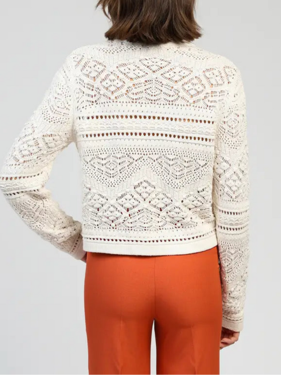 An'ge // Strickjacke Vefiti Ecru