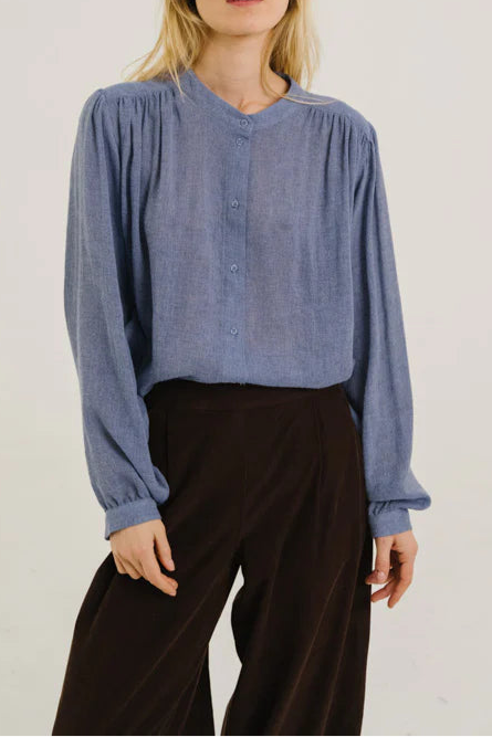 sacrécœur // Bluse Gladis Indigo