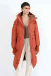 Embassy of Bricks and Logs // Puffer Parka Ry Burnt Red