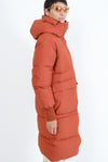 Embassy of Bricks and Logs // Puffer Parka Ry Burnt Red
