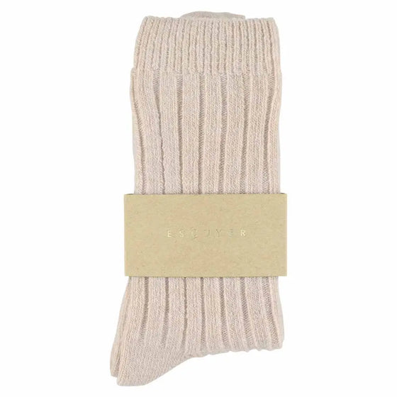 ESCUYER // Socken Cashmere Wolle Rosé