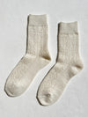 Le Bon Shoppe // Socks Cachemire Pointelle Crème