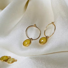  Sophie Deschamps Bijoux // Ohrringe Magali Aqua Marine Jaune