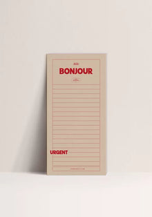  Papier and Co. // Notizblock Bonjour