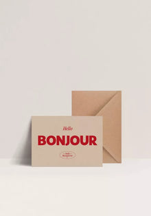  Papier and Co. // Karte Bonjour