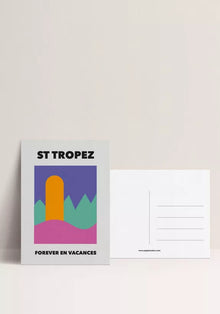  Papier and Co. // Postkarte forever en vacance Saint Tropez