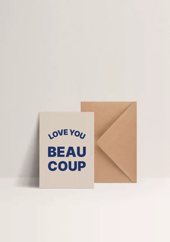 Papier and Co. // Karte love you beaucoup