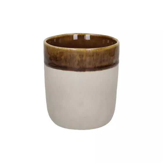 Pomax // Mug Spiro Brun DIA 8 x H 9 cm