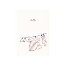  Melt Atelier // Postkarte Bonjour Geburt