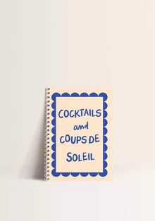  Papier and Co. // Notizbuch cocktails et coups de soleil
