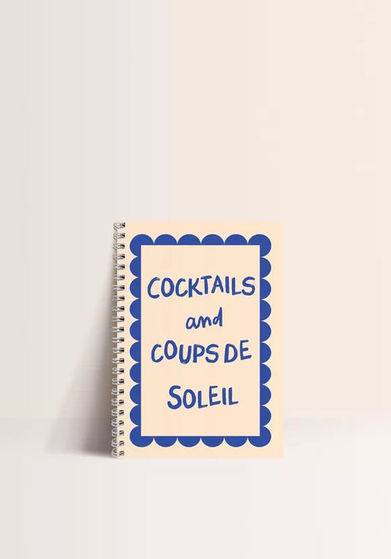 Papier and Co. // Notizbuch cocktails et coups de soleil