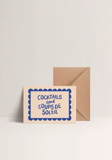  Papier and Co. // Karte cocktails and coups de soleil