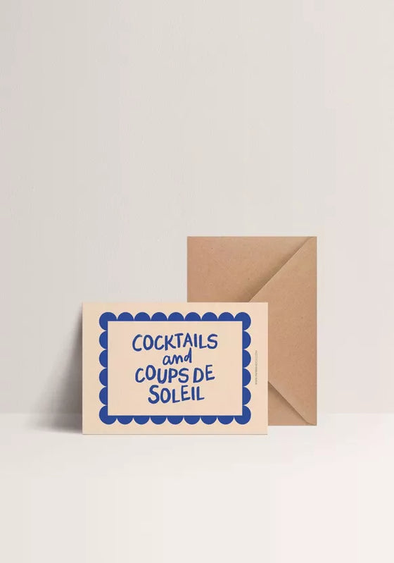 Papier and Co. // Karte cocktails and coups de soleil