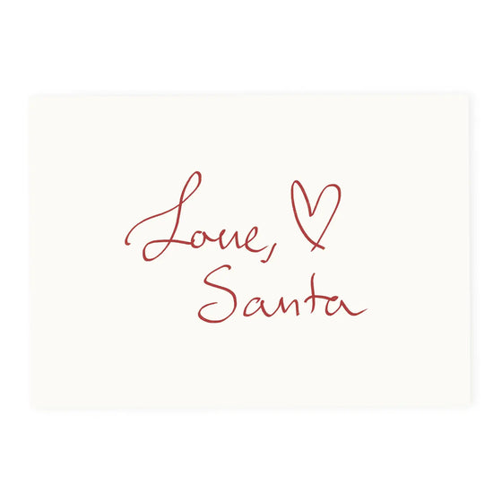 Melt Atelier // Postkarte Love Santa