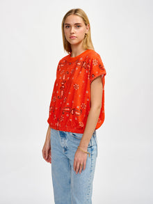  Bellerose // Shirt Matty Bandana Orange
