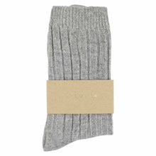  ESCUYER // Socken Cashmere Gris Clair