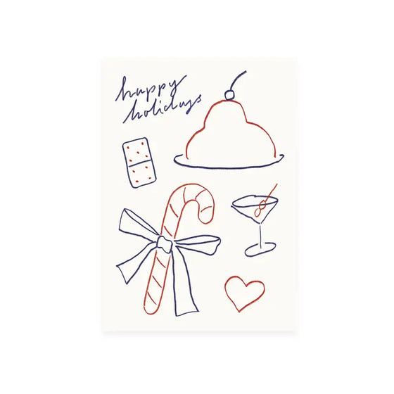 Melt Atelier // Postkarte Happy Holidays