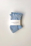 Le Bon Shoppe // Socks Ruffle Periwinkle