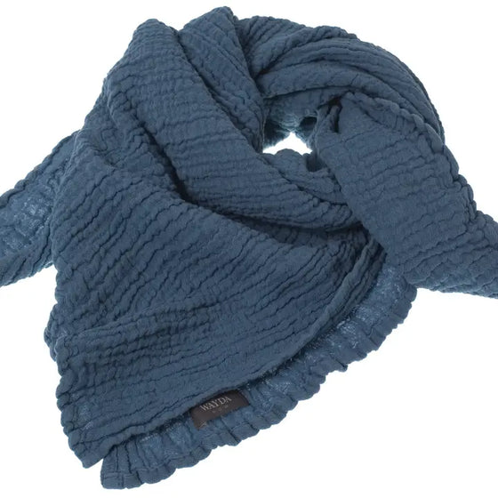 Wayda // Tuch Small 70x70 Lucy Blue