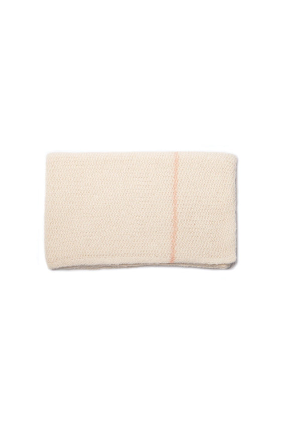 Tales by Solid // Schal Tracey Baby Alpaca Natural White/Light Pink