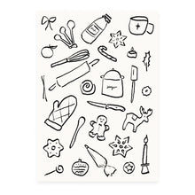  Melt Atelier // Postkarte Weihnachtsbäckerei