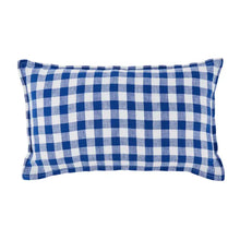  Gabrielle Paris // Kissen Taormina Vichy XL Bleu 30x50 / Füllung