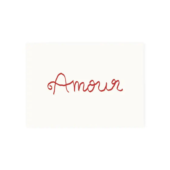 Melt Atelier // Postkarte Amour