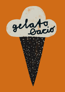  Framboise & Ketchup // Postkarte Gelato Bacio