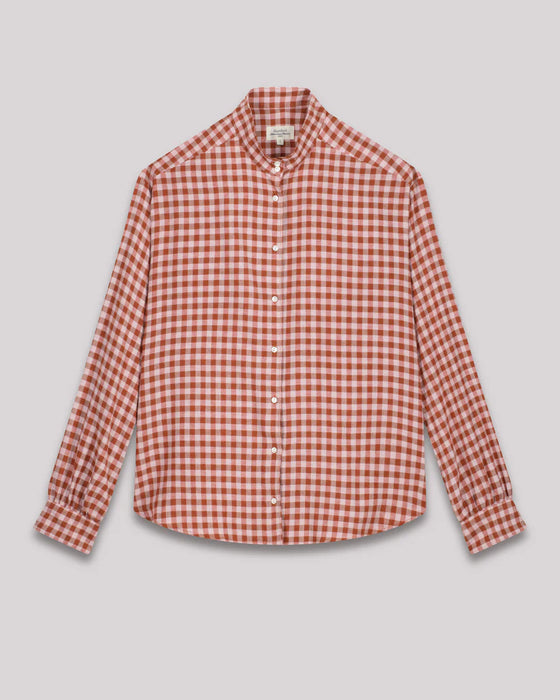 Hartford // Bluse Calim Brick Red & Pink