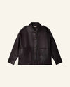 SESSUN // Lederjacke Harriboyd Coffee