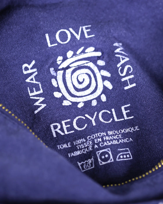 Craie Studio // Trousse Wear Wash Love Recycle Navy