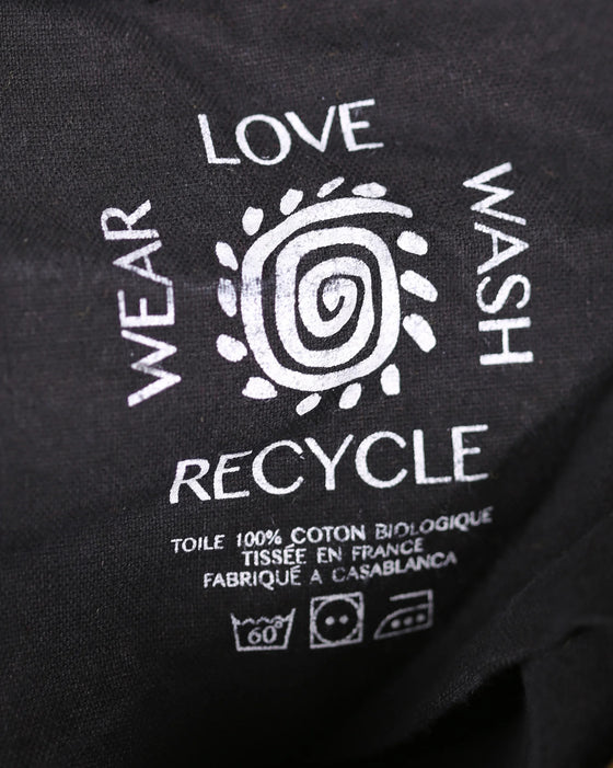 Craie Studio // Petit Cabas Wear Wish Love Recycle Noir