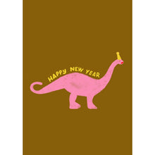  Framboise & Ketchup // Postkarte Dino Happy New Year