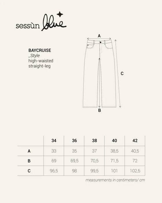 SESSUN  // Jeans Bay Cruise Pure Black