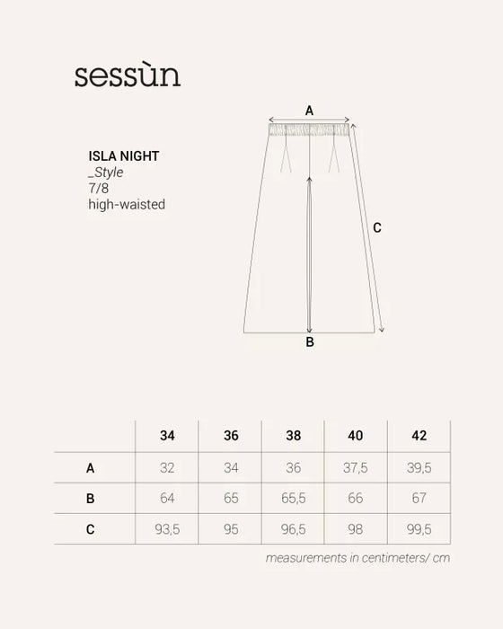 SESSUN // Hose Isla Night Moka