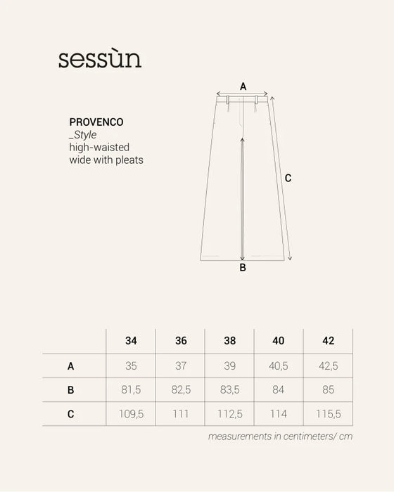 SESSUN // Hose Provenco Dark Stone