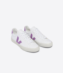  VEJA // Sneaker Campo Chromefree Extra-White Mulberry