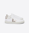 VEJA // Sneaker Campo Chromefree Extra-White Platine