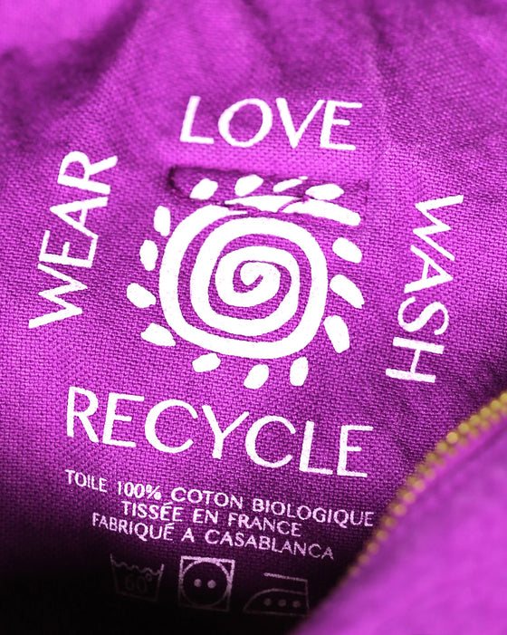 Craie Studio // Trousse Wear Wash Love Recycle Violet