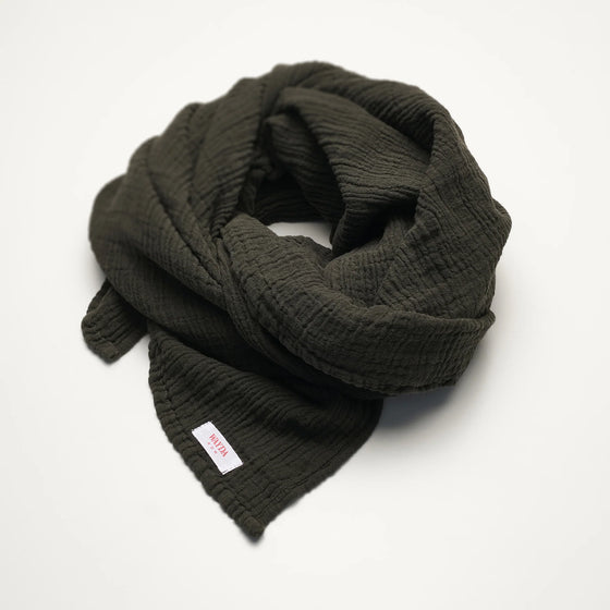 Wayda // Tuch Small 70x70 Green Monk