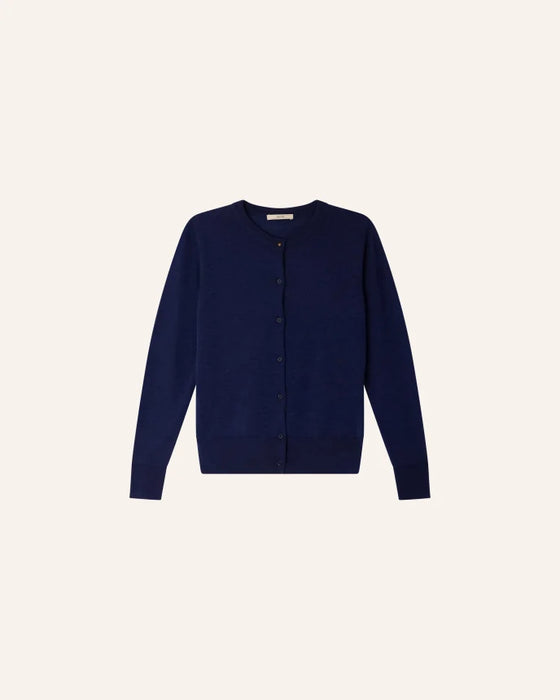 SESSUN  // Cardigan Diga Indigo Blue