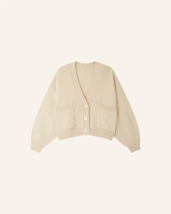 SESSUN  // Cardigan Rossato Fleur de Sel