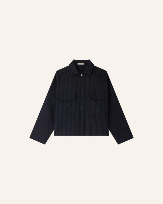 Sessun // Overshirt Wiltonia Navysand