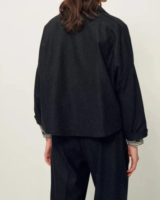 Sessun // Overshirt Wiltonia Stoneblack